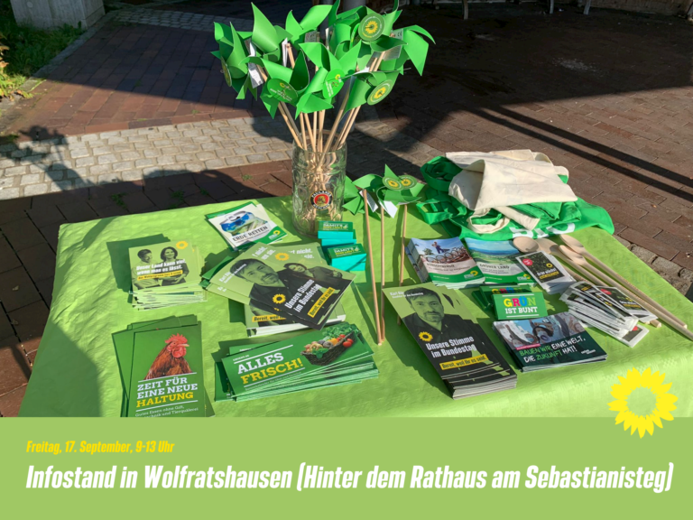 Infostand in Wolfratshausen