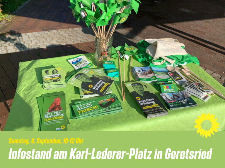 Infostand in Geretsried