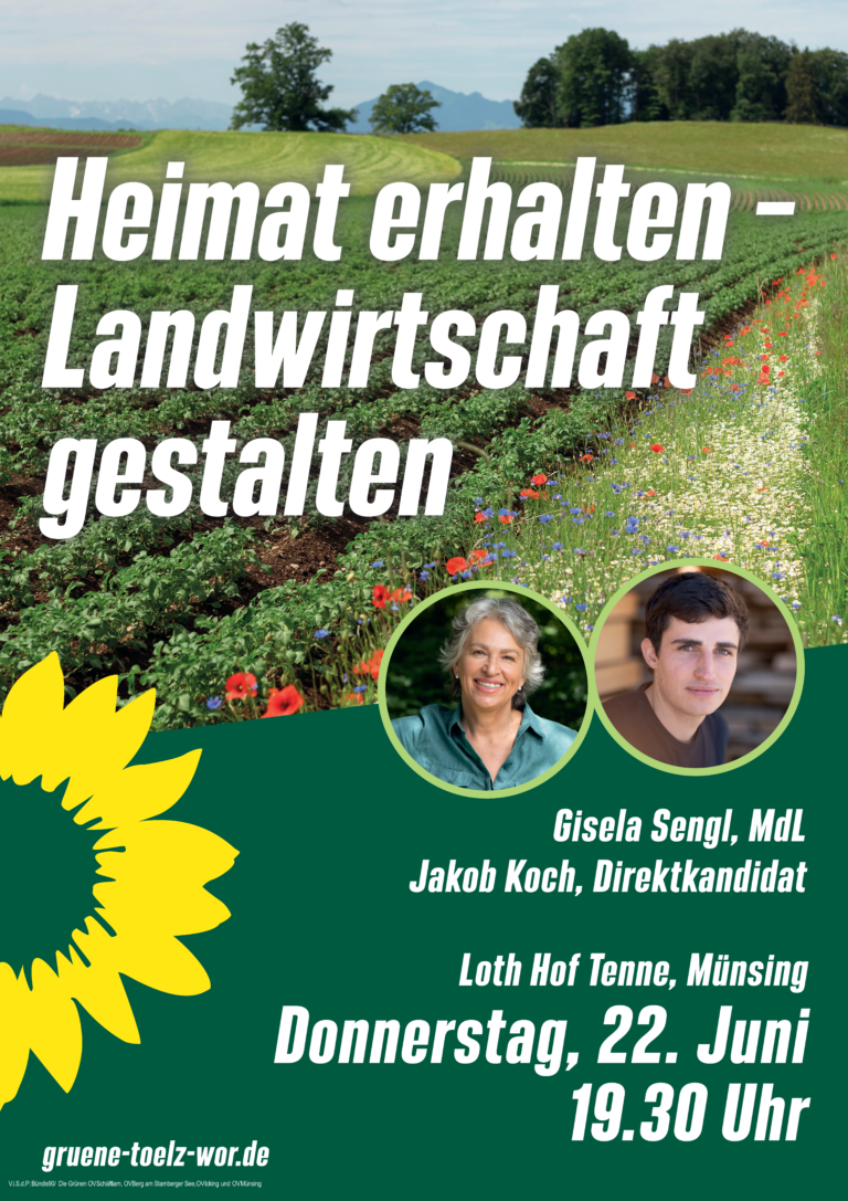 „Heimat erhalten – Landwirtschaft gestalten“ Vortragsabend mit MdL Gisela Sengl