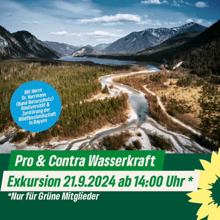 Einladung zur Exkursion: Pro & Contra Wasserkraft