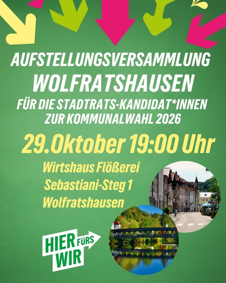 Aufstellungsversammlung Kandidat*innen Kommunalwahl 2026