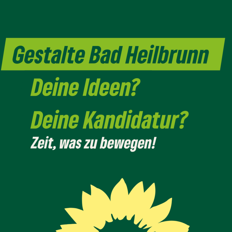 Info-Treffen zur Grünen Liste Bad Heilbrunn
