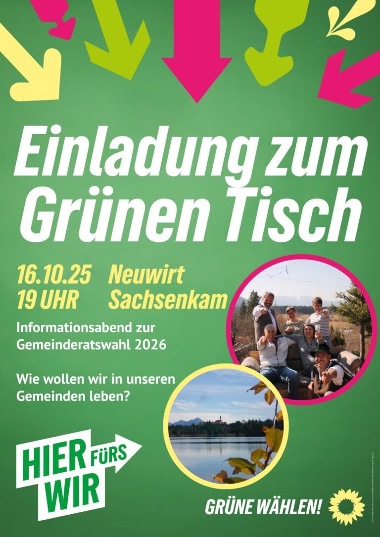 Einladung: Mitgliederversammlung des OV  Reichersbeuern – Greiling -Sachsenkam