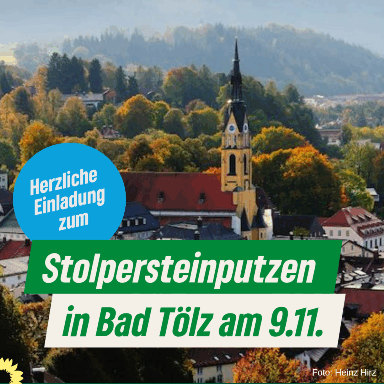 Stolpersteine putzen – Gedenken in Bad Tölz