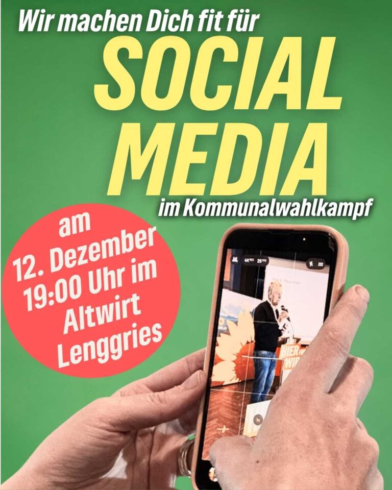 Social Media im Kommunalwahlkampf – Workshop am 12. Dezember