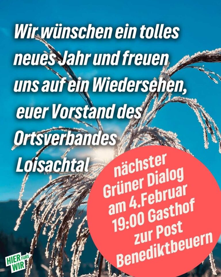 Grüner Dialog Loisachtal