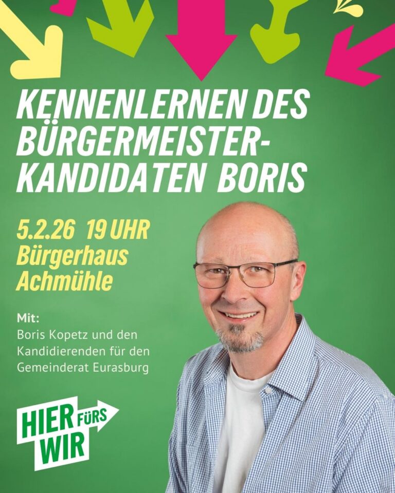 Kennenlernen: Bürgermeisterkandidat Boris Kopetz