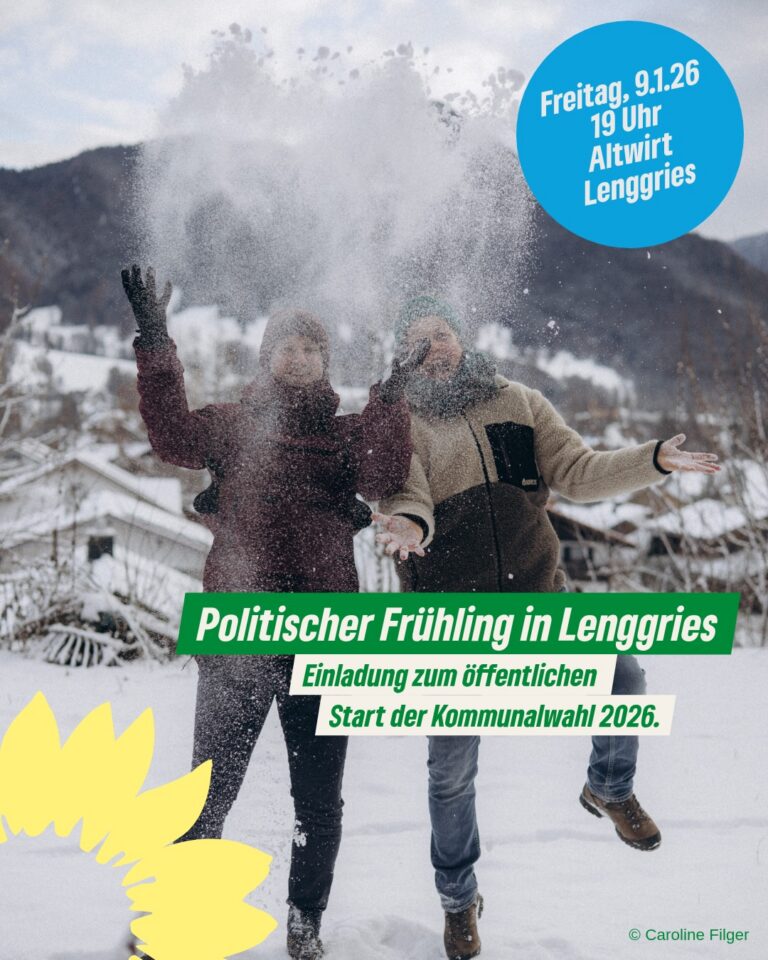 Politischer Frühling in Lenggries – Öffentlicher Wahlkampfauftakt