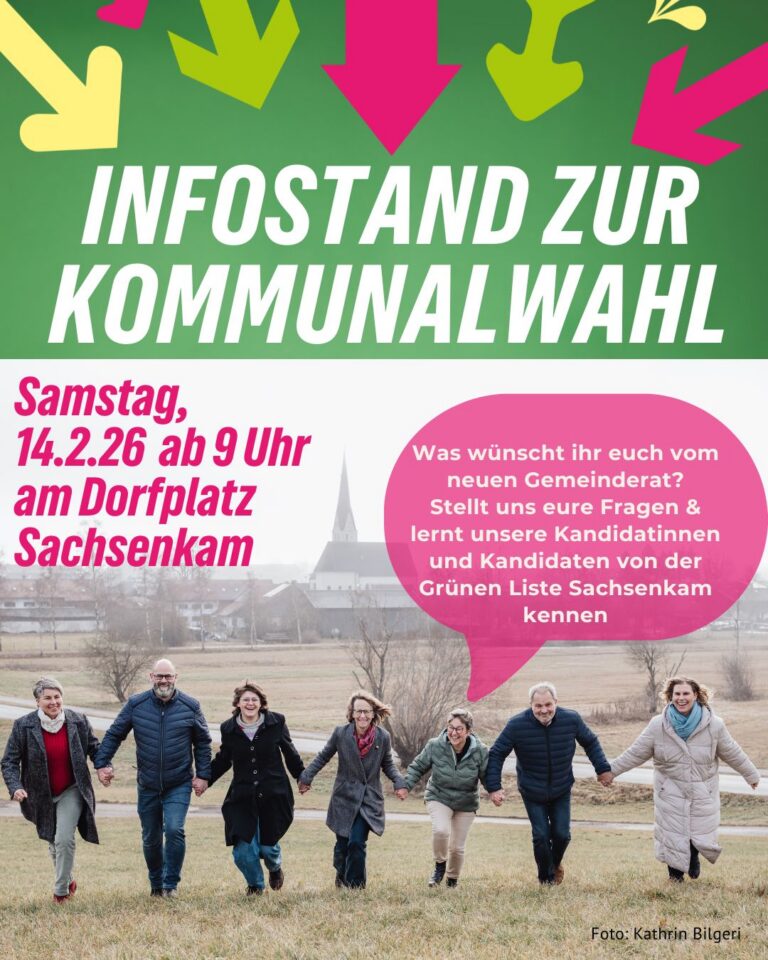 Infostand in Sachsenkam