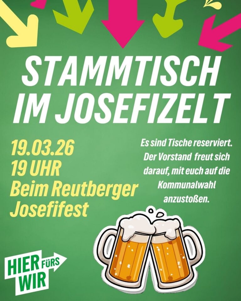 Stammtisch im Josefizelt Sachsenkam