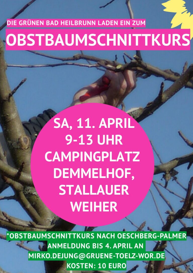 Obstbaumschnittkurs nach Oeschberg-Palmer