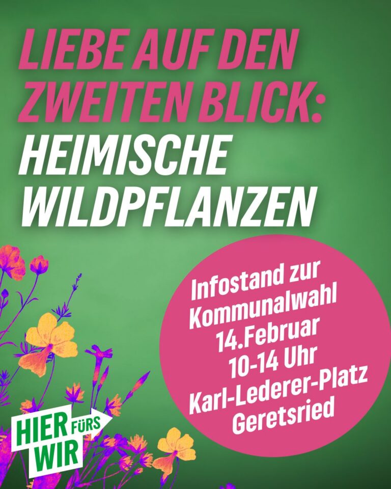 Infostand Thema Naturschutz u. biologische Artenvielfalt