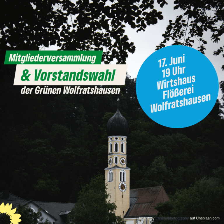 Mitgliederversammlung mit Vorstandswahlen – Ortsverband Wolfratshausen