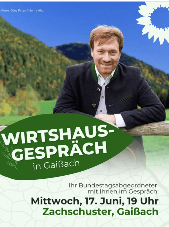 Wirtshausgespräch in Gaißach mit Karl Bär