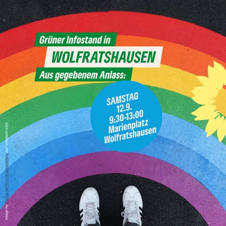 Infostand in Wolfratshausen