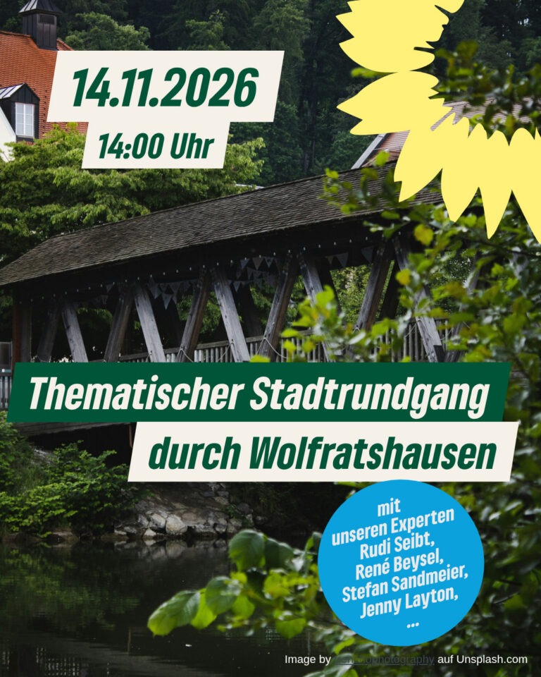 EINLADUNG: Thematischer Stadtrundgang durch Wolfratshausen